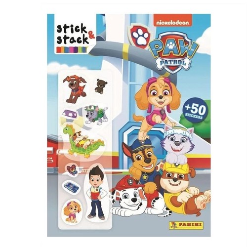 ED. PANINI Llibre Stick&Stack Patrulla Canina