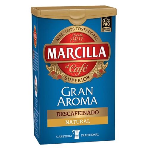 MARCILLA Cafè molt natural descafeïnat Gran Aroma