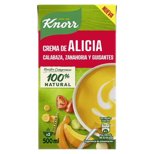 Crema de verduras