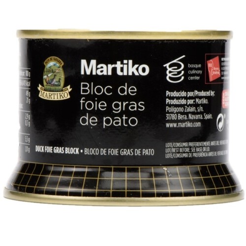 MARTIKO Bloc de foie gras d'ànec