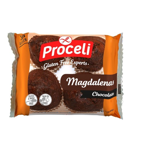 PROCELI Magdalenes amb xocolata s/gluten