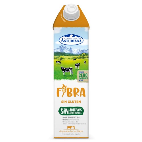 ASTURIANA Beguda làctia amb fibra en cartró