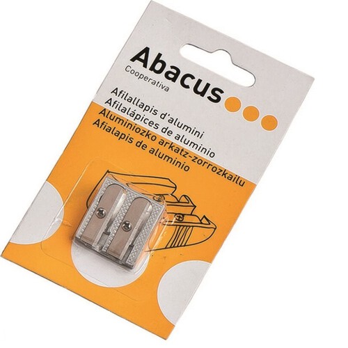 ABACUS Maquineta metàl·lica amb forat doble