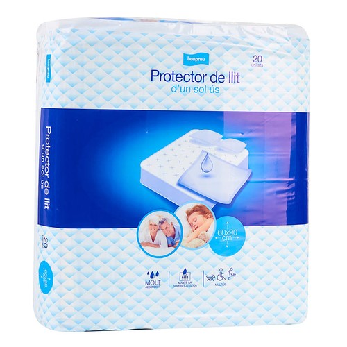 BONPREU Protector de llit d'un sol ús