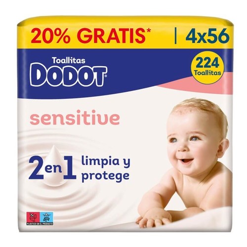 DODOT SENSITIVE Tovalloletes humides infantils