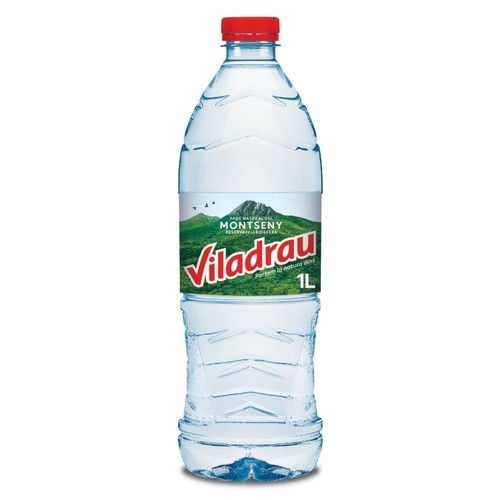 VILADRAU Aigua mineral natural dèbil 1 L