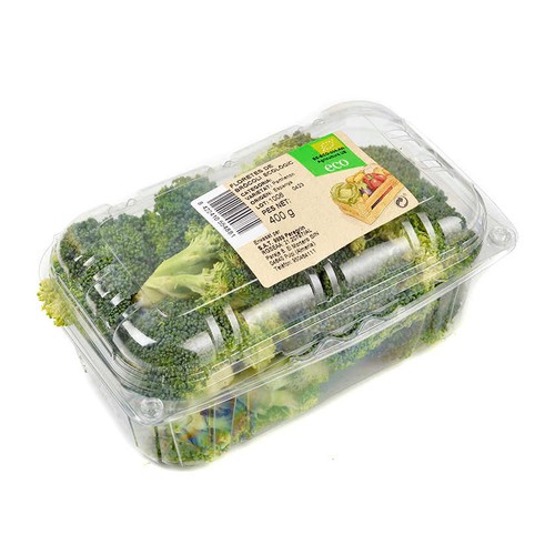 LA COLLITA Floretes de bròcoli ecològiques en safata de 400 g