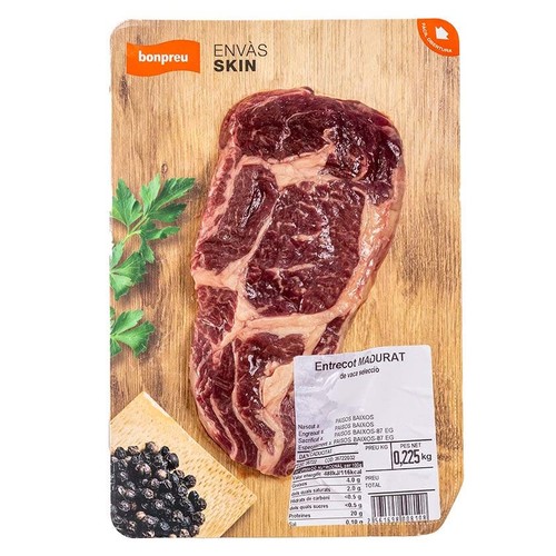 BONPREU Entrecot de vaca madurat
