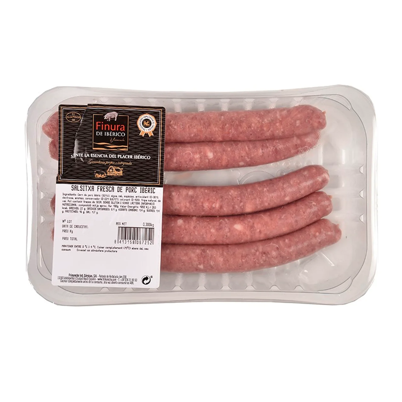 Salchicha de cerdo Ibérico