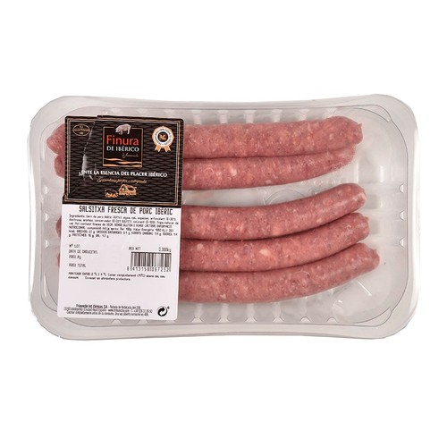 FINURA Salsitxa de porc Ibèric