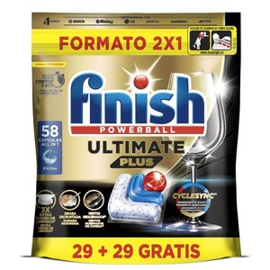 Imagen de FINISH ULTIMATE PLUS Rentavaixella all in 1 de 58 dosis