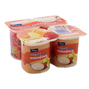 BONPREU Yogur con sabor a macedonia