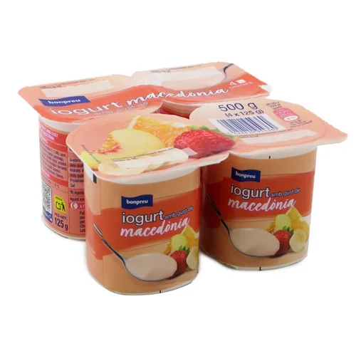BONPREU Yogur con sabor a fresa