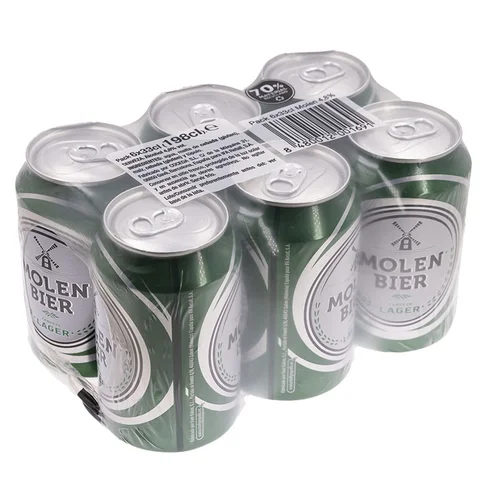 Cerveza lager en botella