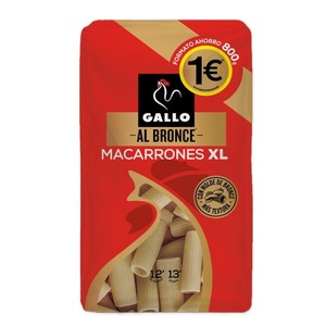 GALLO Pasta macarrones XL bronze