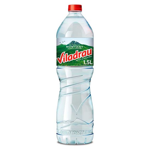 VILADRAU Aigua mineral natural dèbil 1,5L