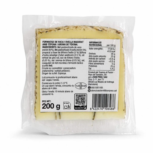 BONPREU Formatge curat amb tòfona