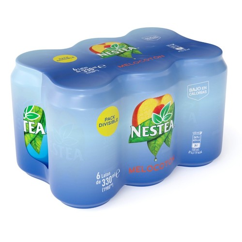NESTEA Refresc de te amb préssec 6x33 cl en llauna