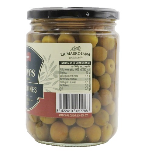 BONPREU Olives arbequines amb pinyol