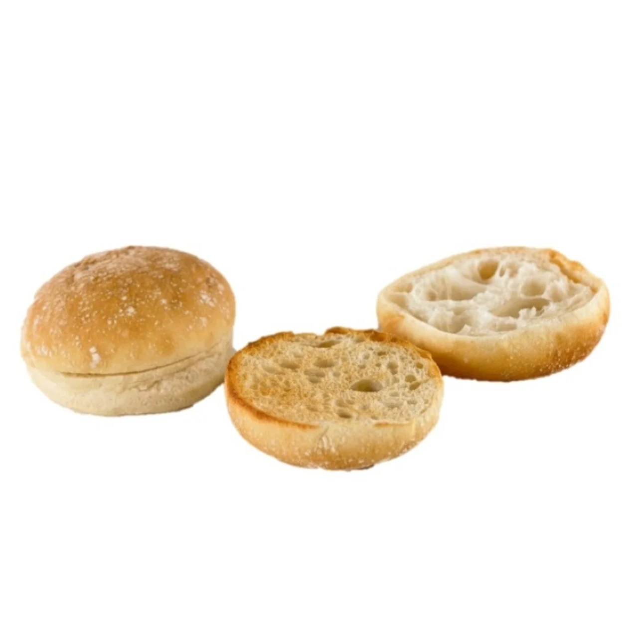 Pan de cristal de hamburguesa