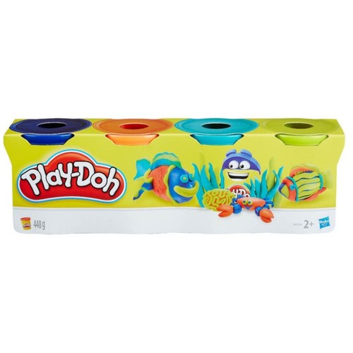PLAY-DOH Pack de 4 pots de colors