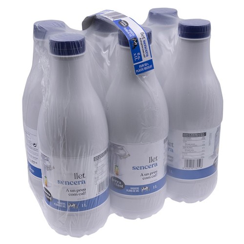 TERRA I TAST Llet sencera Km0 6x1L en ampolla