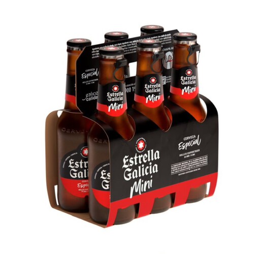 ESTRELLA GALICIA Cervesa especial 6 x 20 cl en ampolla