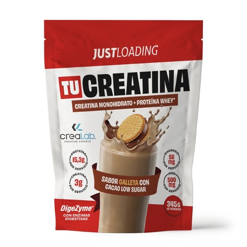 JUST LOADING Proteïna creatina amb galeta