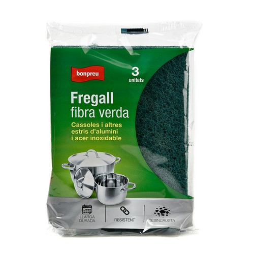 BONPREU Fregall de fibra verda