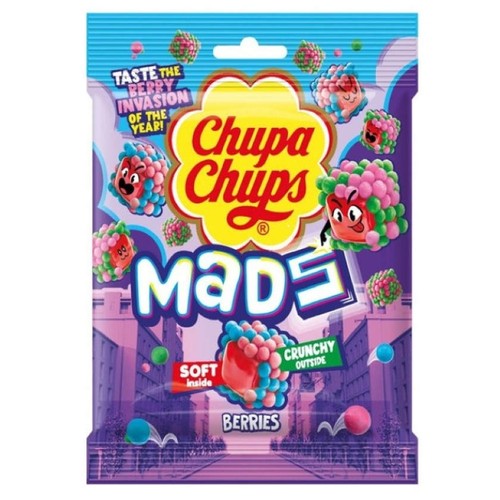 CHUPA CHUPS Caramels masticables de fruits vermells Mads