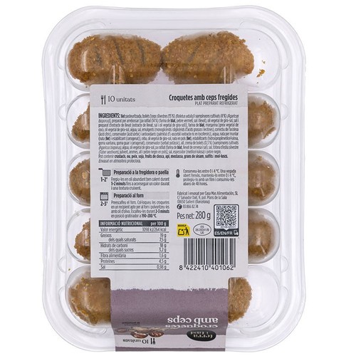 TERRA I TAST Croquetes amb ceps