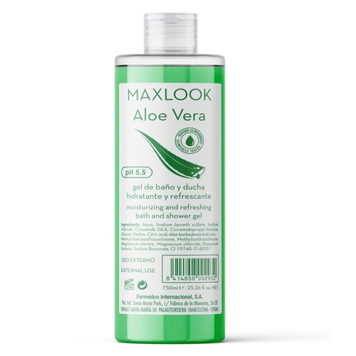 MAXLOOK Gel de bany àloe vera
