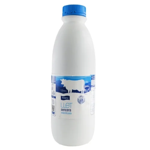 BONPREU Leche entera 6x1,5L en botella