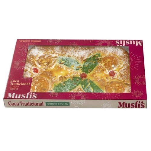 MUSFI'S Coca de brioix amb fruita