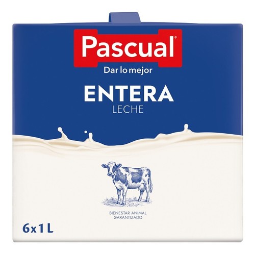 PASCUAL Llet sencera 6x1L en cartró