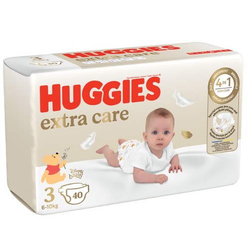 HUGGIES EXTRA CARE Bolquers talla 3 (6-10 kg)