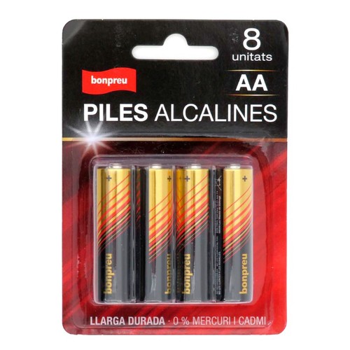BONPREU Piles alcalines AA LR6
