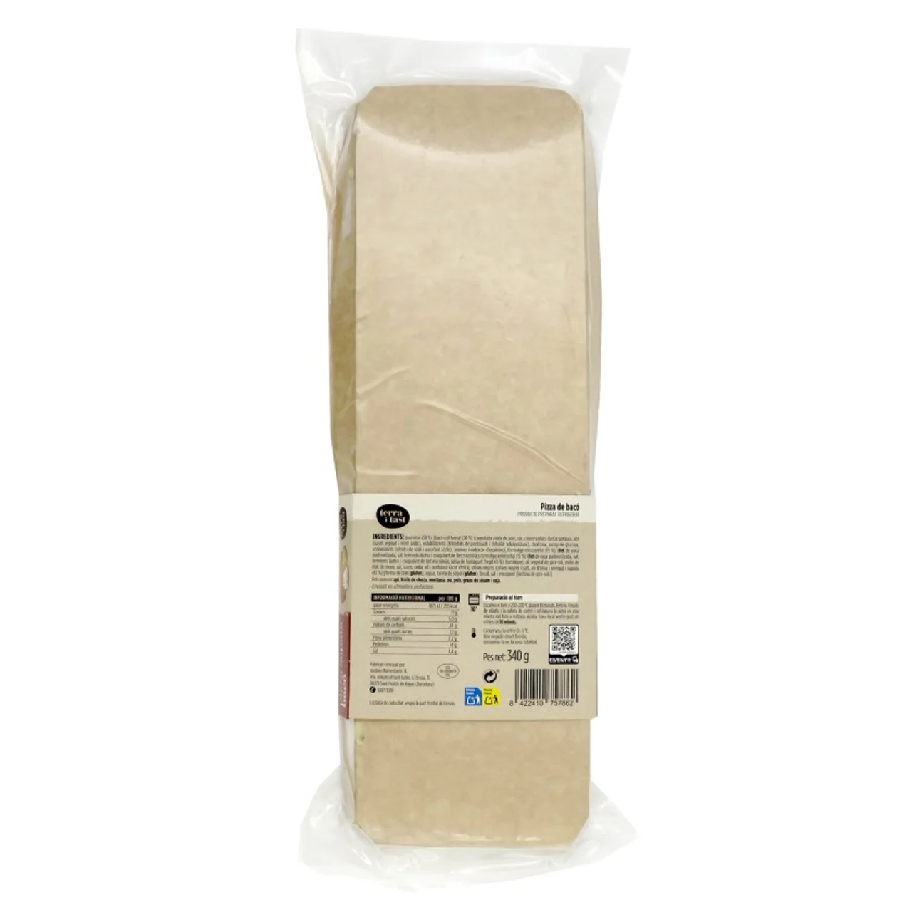 TERRA I TAST Pizza chapata con bacón