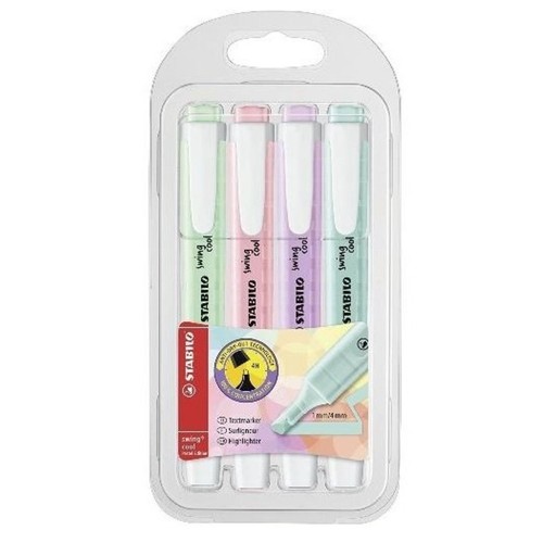 STABILO Marcadors fluor pastel