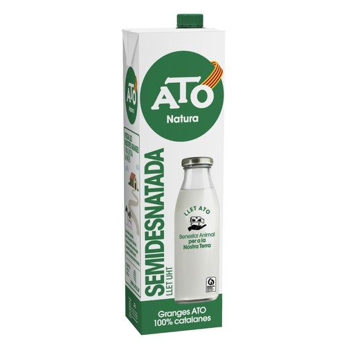 ATO Llet semidesnatada en cartró
