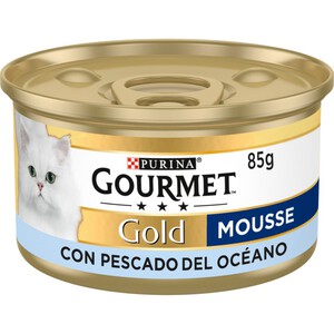 GOURMET GOLD Menjar en mousse de peix de l'oceà per a gat adult