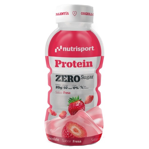 NUTRISPORT Batut de proteïna de maduixa zero