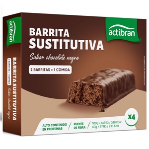 Imagen de ACTIBRAN Barreta substitutiva de xocolata