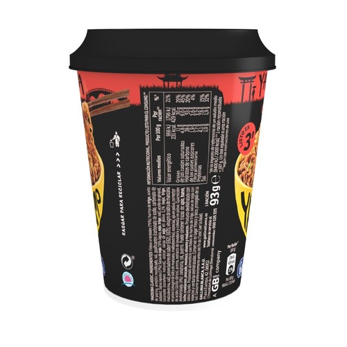 YATEKOMO Fideus orientals clàssics Yakisoba