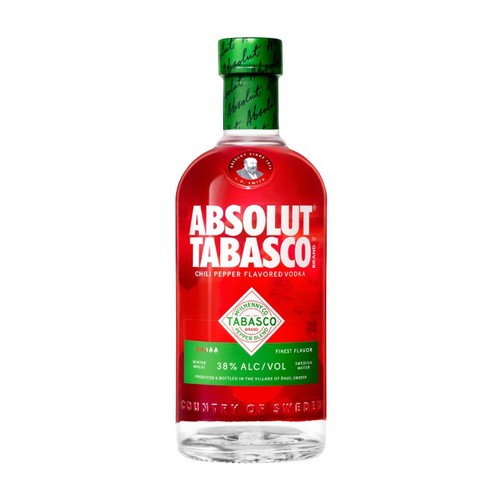 ABSOLUT Vodka gust chili Tabasco