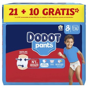 Pañales braguita talla 8 de 17+kg