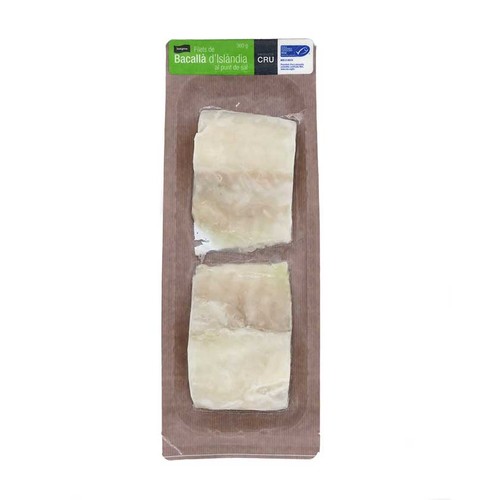 BONPREU Filets de bacallà d'Islàndia al punt de sal