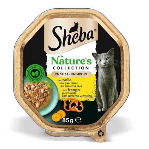 SHEBA Menjar humit de pollastre per a gat Nature