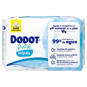 Imagen de DODOT Tovalloletes humides infantils Aqua Pure