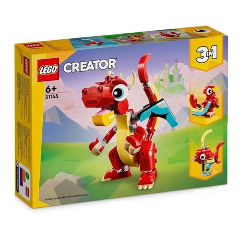 LEGO Set Creator Drac vermell 3en1